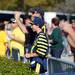 Michigan fans take photos of the equipment trailer parked outside of Raymond James Stadium before the start of the Outback Bowl in Tampa, Fla. on Tuesday, Jan. 1. Melanie Maxwell I AnnArbor.com